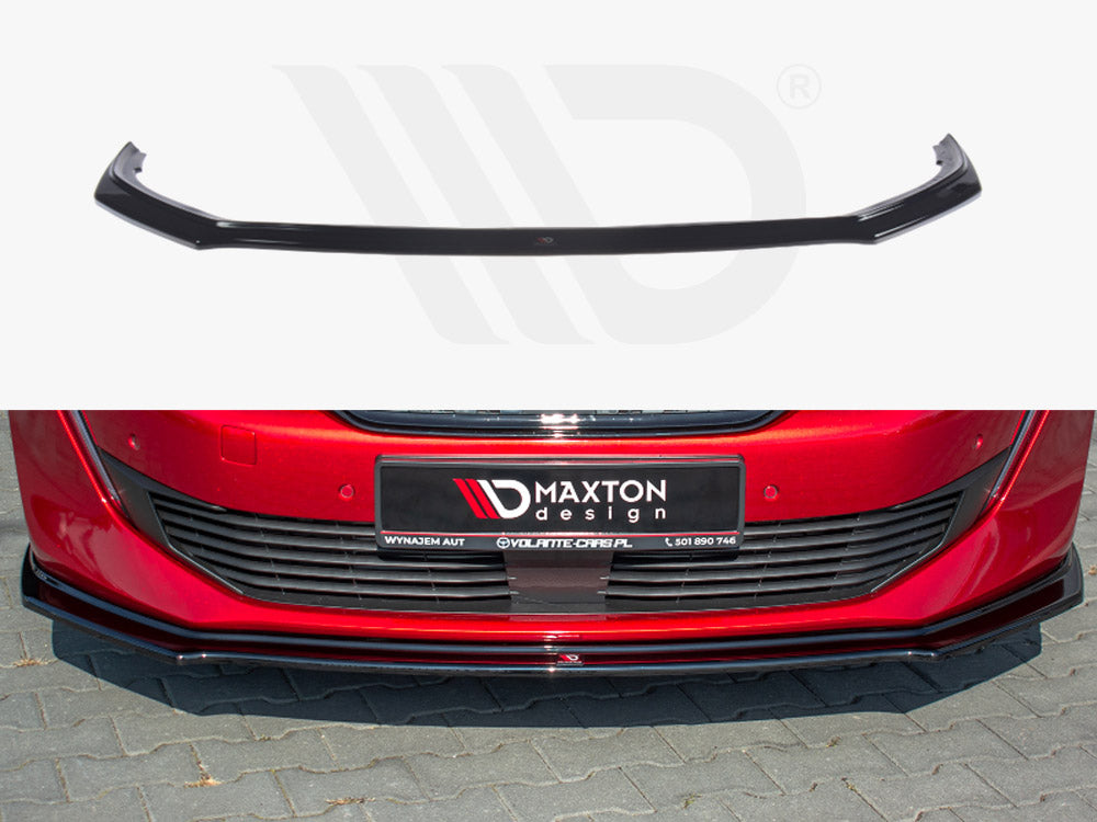 Maxton Design PE-508-2-GT-FD2T Front Splitter V.2 Peugeot 508 MK2 | ML Performance UK Car Parts