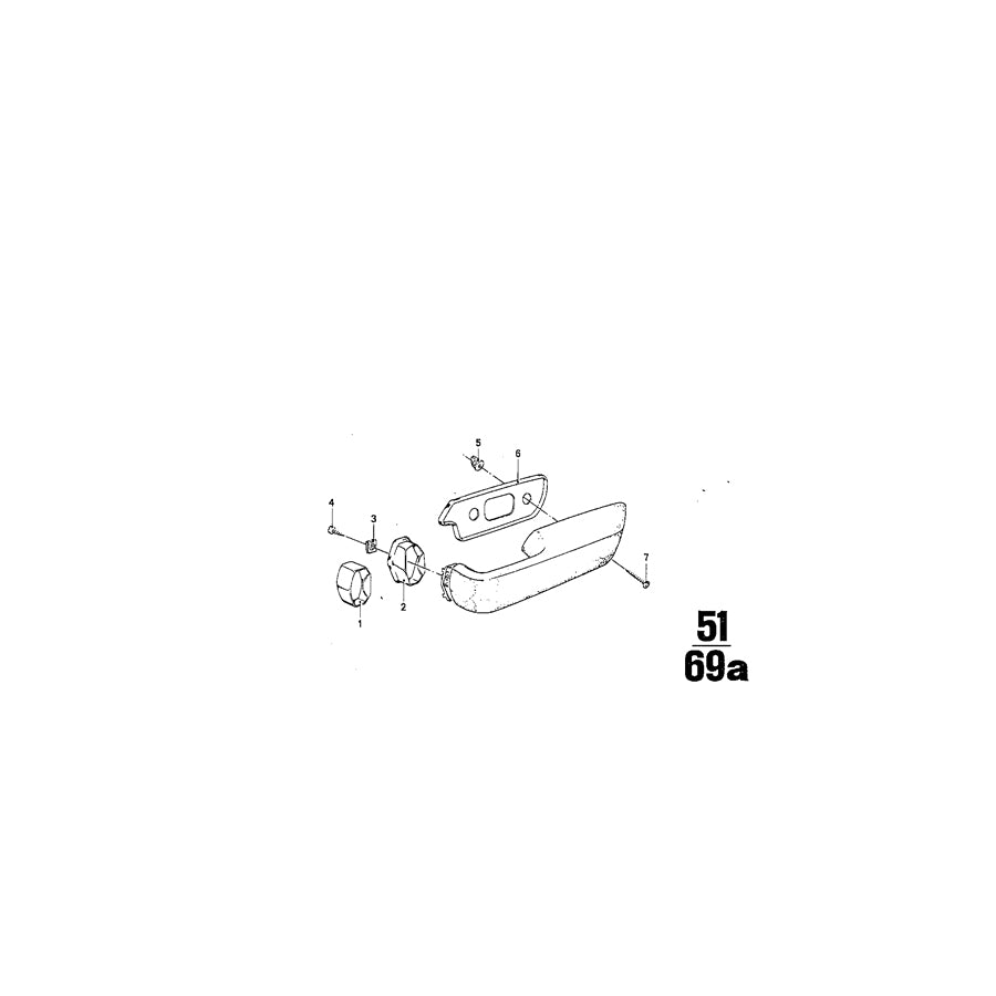 Genuine BMW 51421813568  Decorative Frame Right (Inc. 3.0S & 3.0Si) | ML Performance EU Car Parts