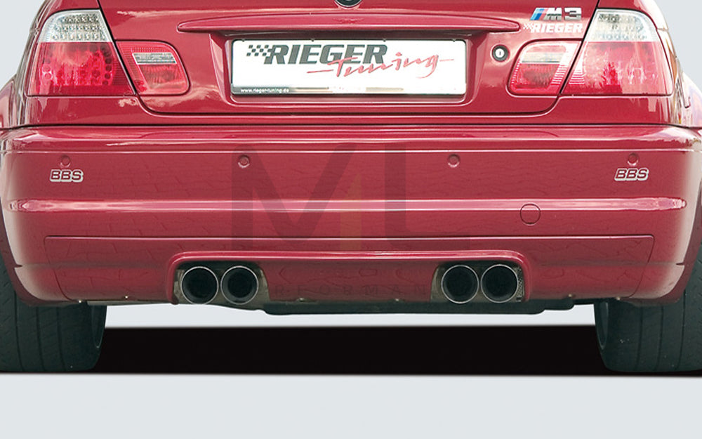 Rieger 00050241 BMW 3 Series E46 M3 Rear Diffuser 1 | ML Performance EU Car Parts