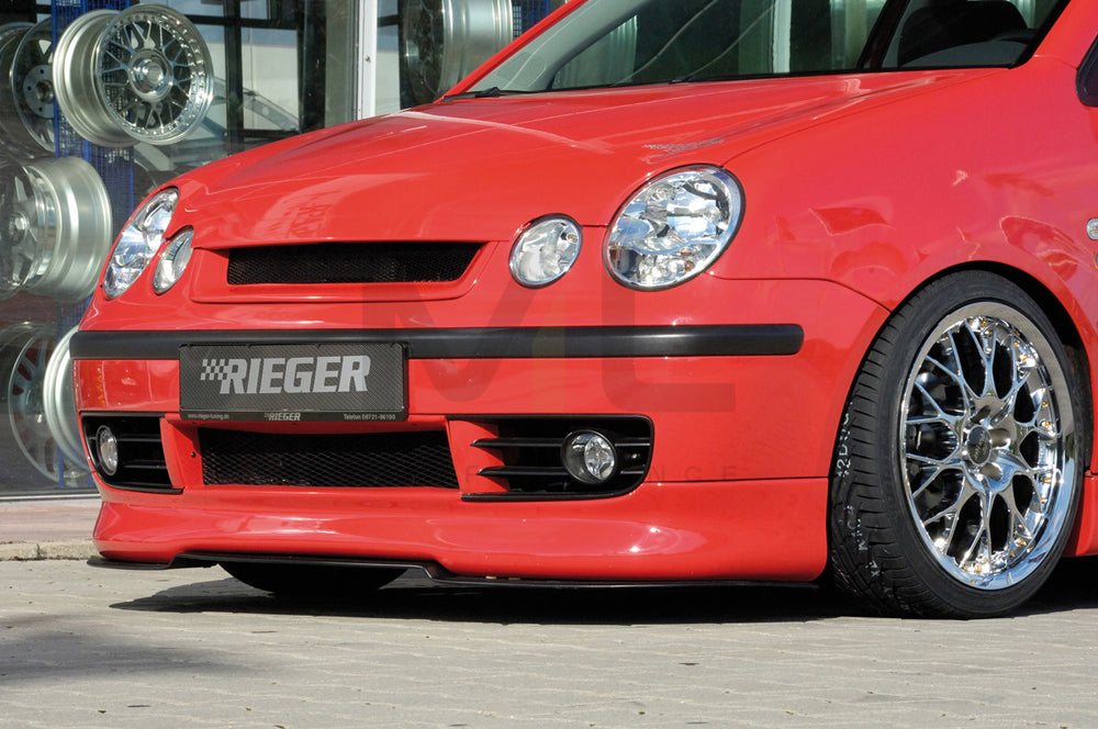 Rieger 00047103 VW 9N Polo Mk5 Front Splitter 1 | ML Performance EU Car Parts