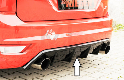 Rieger 00088118 Ford Focus 2 ST Rear Diffuser 1 | ML Performance EU Car Parts