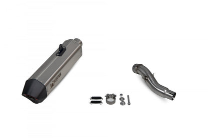 Scorpion RHA185SEO Honda CB300 R Serket Parallel Slip-On - Brushed Stainless Steel Sleeve | ML Performance EU EU