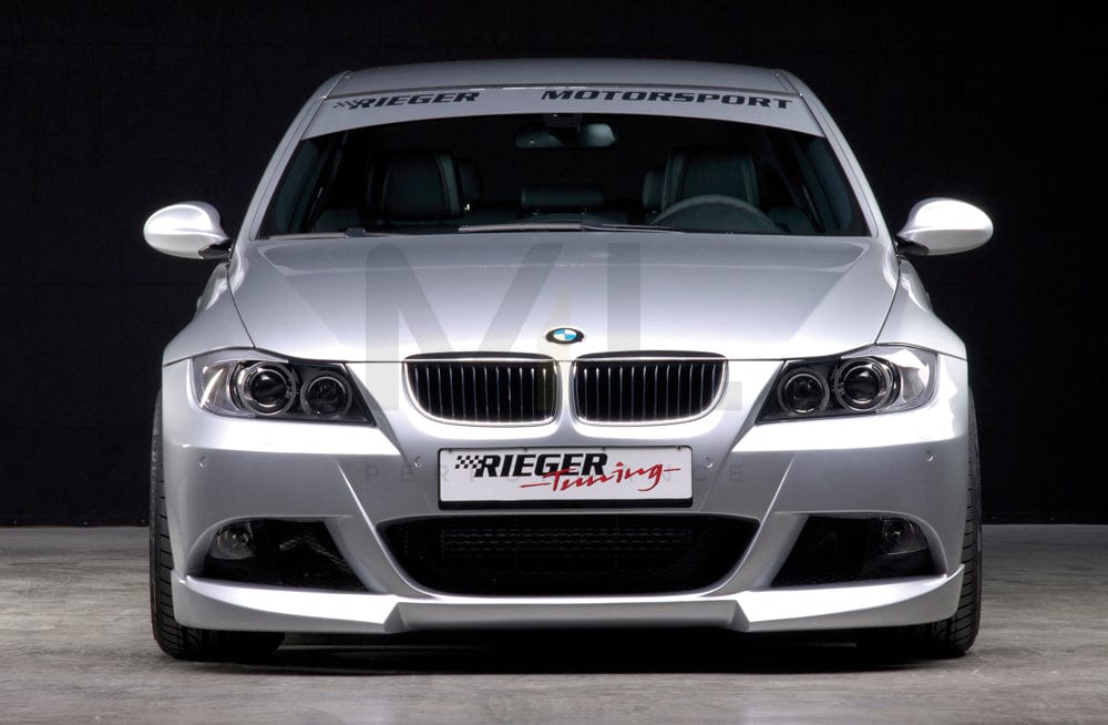 Rieger 00053410 BMW 3 Series E90 E91 Front Bumper 5 | ML Performance EU Car Parts