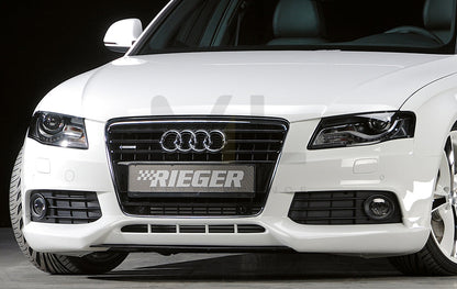 Rieger 00055501 Audi B8 B81 A4 Front Splitter 1 | ML Performance EU Car Parts