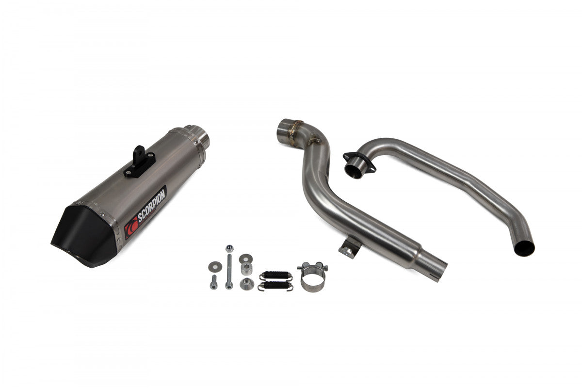 Scorpion RHA182SYSTEO Honda CB125 F Serket Taper Full System - Titanium Sleeve | ML Performance EU EU