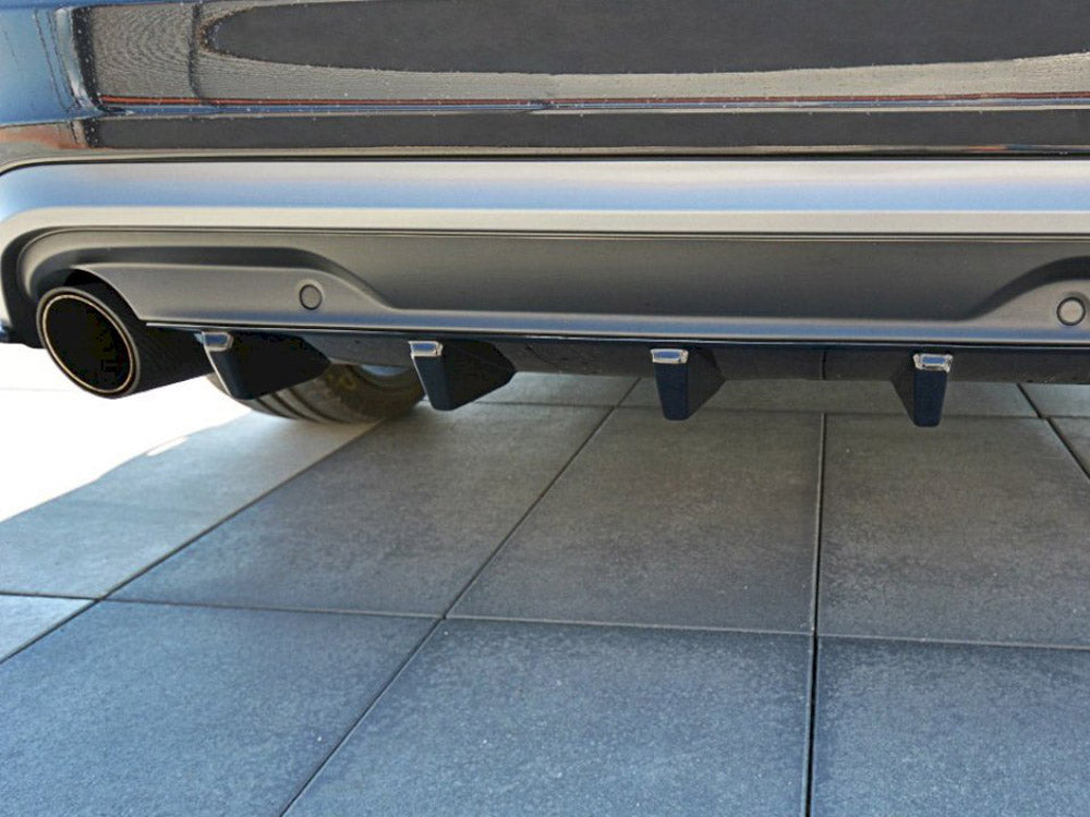 Maxton Design VO-V60-1F-PS-RS1T Rear Valance Volvo V60 Polestar Facelift (2014-2018) | ML Performance UK Car Parts