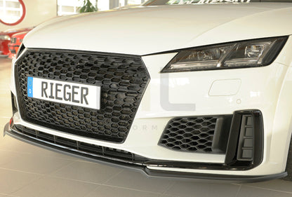 Rieger 00055180 Audi 8J-FV 8S Front Splitter (TT & TTS) 8 | ML Performance EU Car Parts