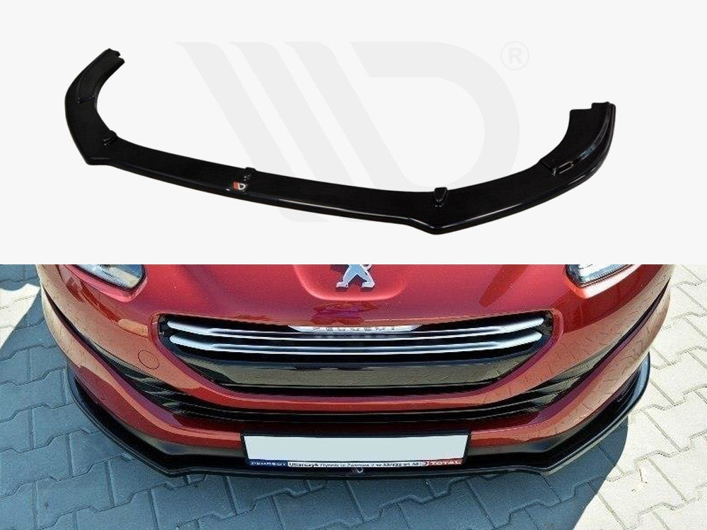 Maxton Design PE-RCZ-1F-FD1T Front Splitter Peugeot Rcz Facelift | ML Performance UK Car Parts