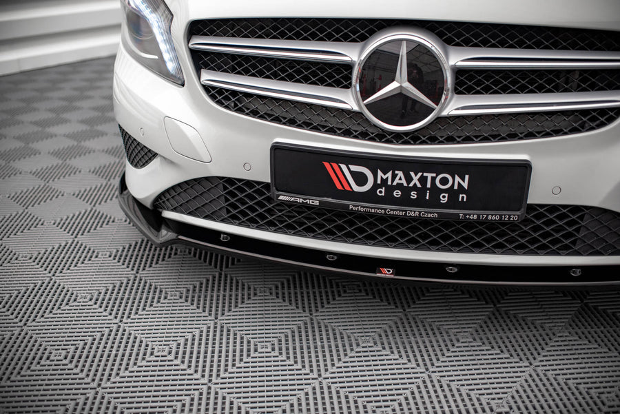 Maxton Design Mercedes Benz A-Class W176 Front Splitter V.2