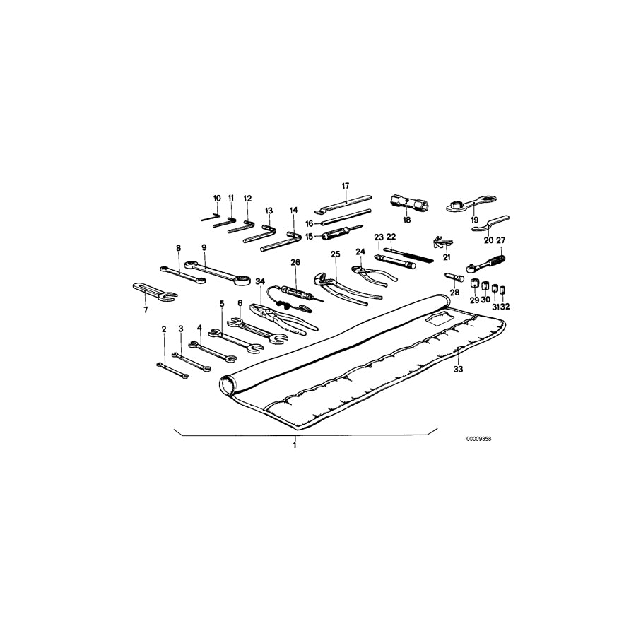 Genuine BMW 71111237868 (K100, (K 60 Socket Wrench 10 (Inc. /7, R50/5 & R90/6) | ML Performance EU Car Parts