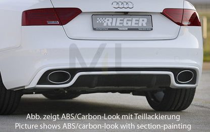 Rieger 00055470 Audi B8 B81 Rear Diffuser (A5 & S5) 1 | ML Performance EU Car Parts