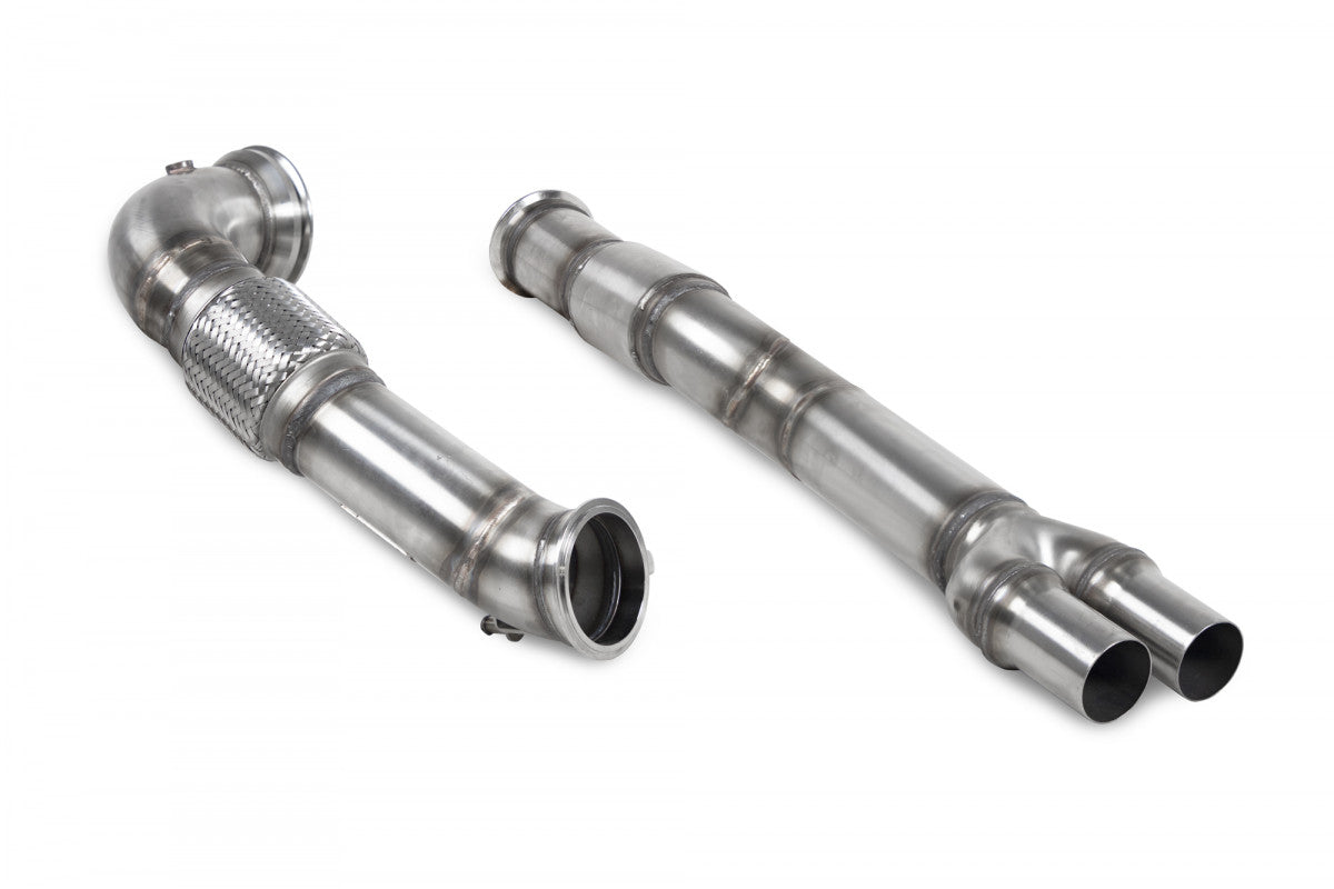 Scorpion SAUX077 Audi TT RS MK2 Downpipe With A High Flow Sports Catalyst | ML Performance EU EU