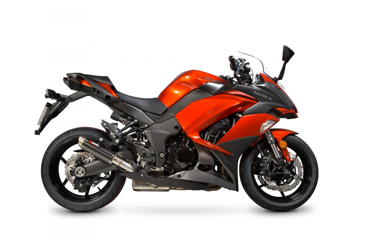 Scorpion KA1014CEM Kawasaki Z1000 SX Rp1-Gp Slip-On (Pair) - Carbon Fibre Sleeve | ML Performance EU EU