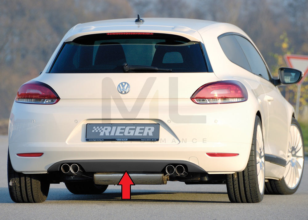 Rieger 00014107 VW 13 Mk3 Scirocco Rear Diffuser 1 | ML Performance EU Car Parts