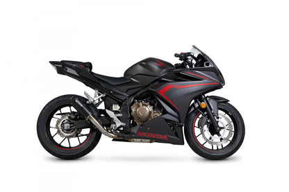 Scorpion PHA186BCER Honda CBR500 R Red Power Slip-On - Black Ceramic Coated Sleeve | ML Performance EU EU