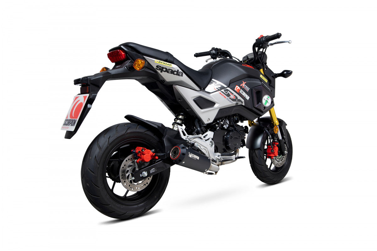 Scorpion PHA192SYSBCER Honda MSX 125 Red Power Full System - Black Ceramic Coated Sleeve | ML Performance EU EU