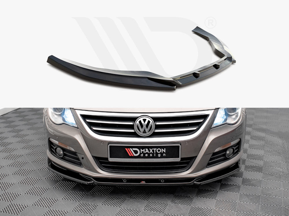 Maxton Design VW-PA-CC-FD4T Front Splitter V.4 VW Passat CC (2008-2012) | ML Performance UK Car Parts