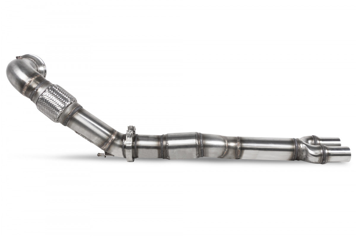 Scorpion SAUX077 Audi TT RS MK2 Downpipe With A High Flow Sports Catalyst | ML Performance EU EU