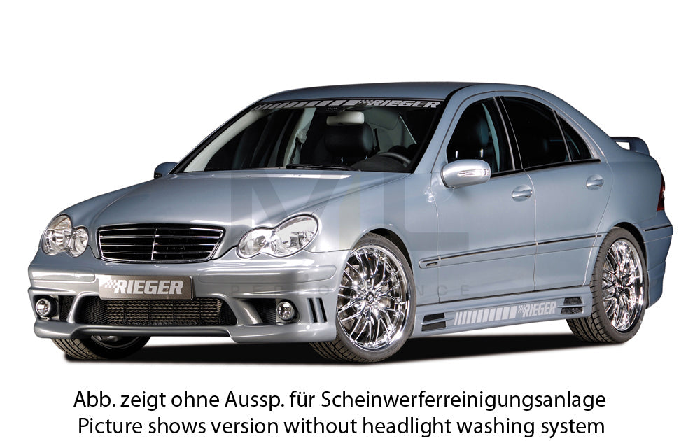 Rieger 00025203 Mercedes-Benz W203 C-Class Front Bumper 2 | ML Performance EU Car Parts