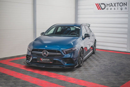 Maxton Design Mercedes Benz A35 AMG / AMG-Line W177 Front Splitter V.3