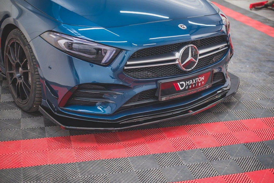 Maxton Design Mercedes Benz A35 AMG / AMG-Line W177 Front Splitter V.3