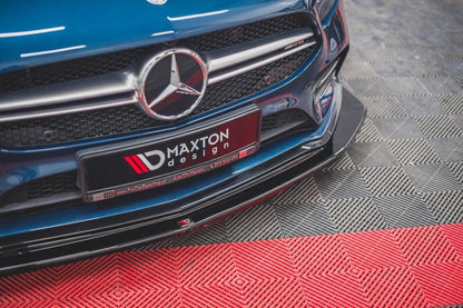 Maxton Design Mercedes Benz A35 AMG / AMG-Line W177 Front Splitter V.3