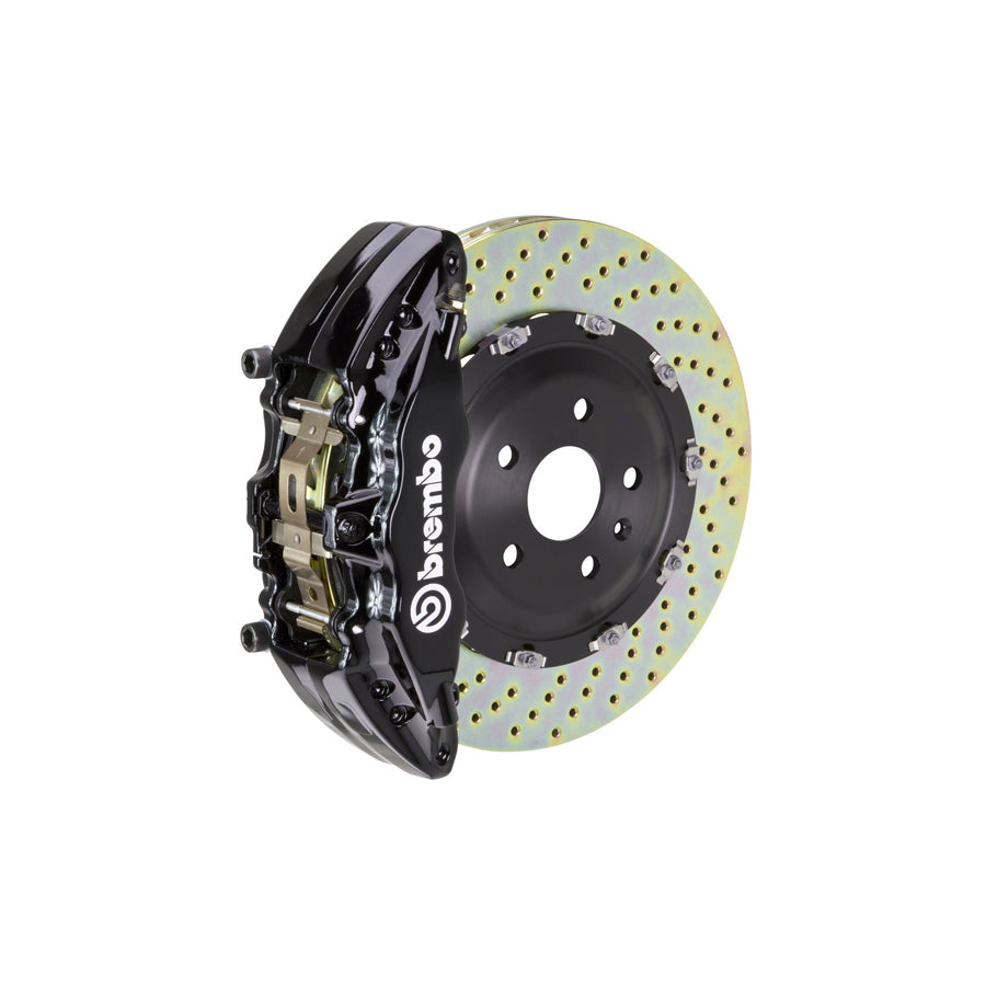 Brembo 1J1.9001A Chevrolet GMC Hummer Front GT 6-Pistons Drilled 2-piece Big Brake Kit (Inc. Avalanche, Sierra, Yukon, H2)