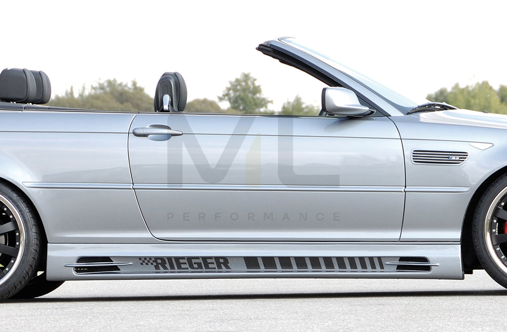 Rieger 00050228 BMW 3 Series E46 Side Skirt (Inc. M3) 1 | ML Performance EU Car Parts