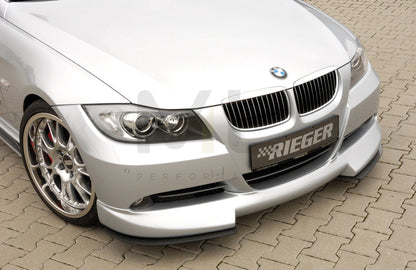 Rieger 00053400 BMW 3 Series E90 E91 Front Splitter 3 | ML Performance EU Car Parts