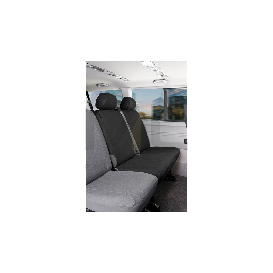 WALSER 10521 Car seat cover for VW TRANSPORTER Grey, Polyester, Front | ML Performance Car Parts