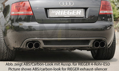 Rieger 00055268 Audi 8H A4 Rear Diffuser 3 | ML Performance EU Car Parts