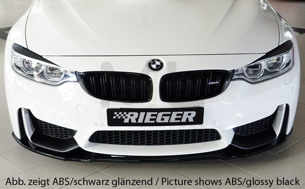 Rieger 00053420 BMW 4 Series F80 F82 F83 Front Splitter (M3 & M4) 4 | ML Performance EU Car Parts