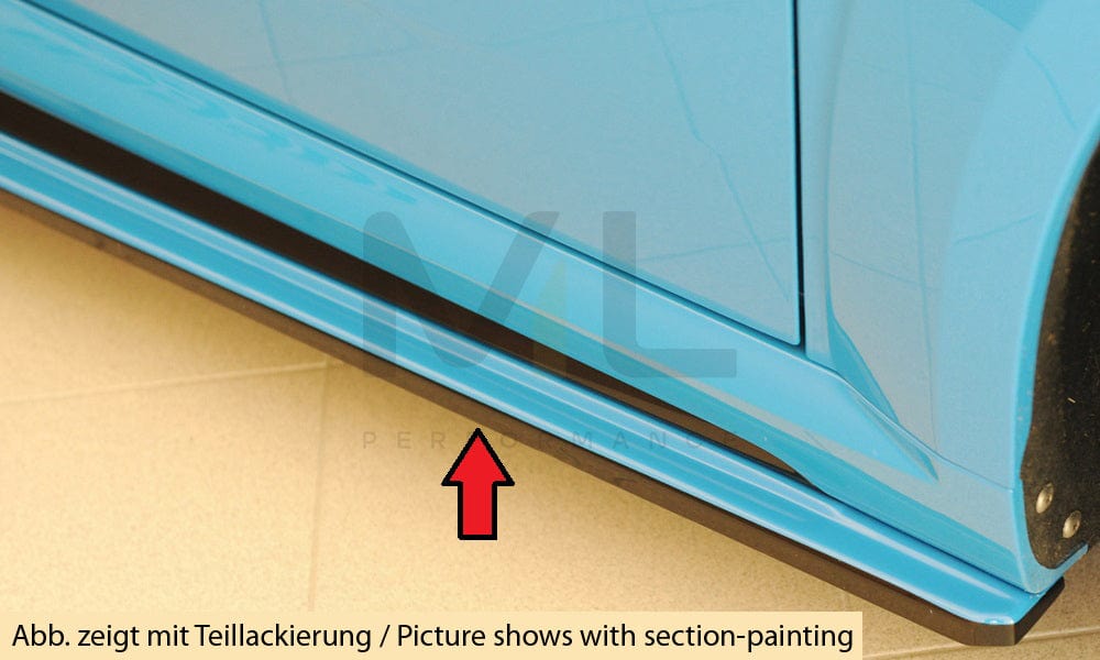 Rieger 00055187 Audi 8J-FV 8S Side Skirt Splitter (TT, TTS & TTRS) 8 | ML Performance EU Car Parts