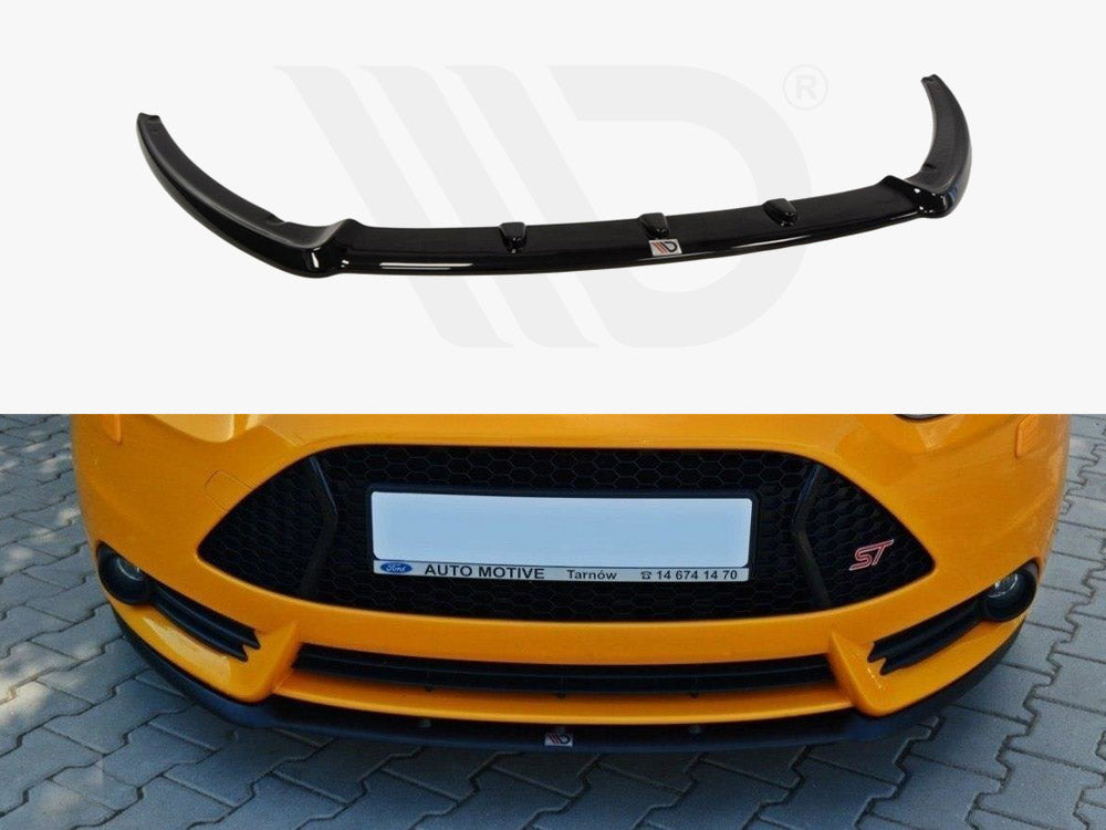 Maxton Design FO-FO-3-ST-CUPRA-FD1T Front Splitter Ford Focus MK3 (cupra) | ML Performance UK Car Parts