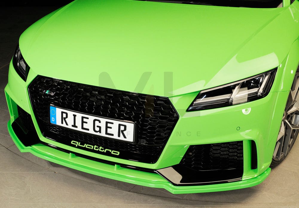 Rieger 00055176 Audi 8J 8J1-FV 8S TTRS Front Splitter 7 | ML Performance EU Car Parts