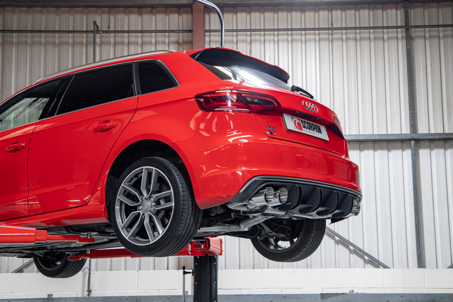 Scorpion SAUS109 Audi S3 8V Non-Resonated Cat/Gpf-Back System Without Valves | ML Performance EU EU