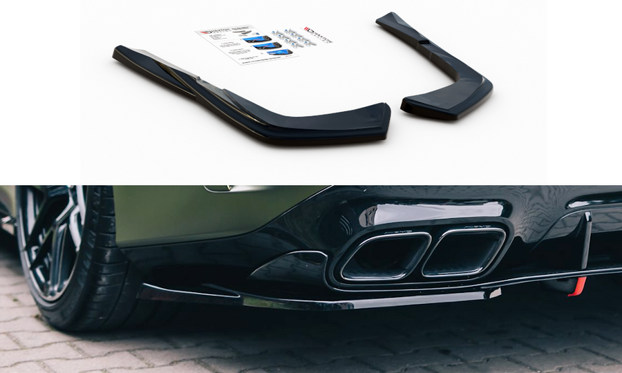 Maxton Design ME-GT-4D-AMG-RSD1T Rear Side Splitters Mercedes Benz AMG GT 63S 4-Door Coupe | ML Performance UK Car Parts