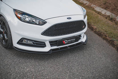 Maxton Design Ford Focus ST MK3 (Facelift) Front Splitter V.4