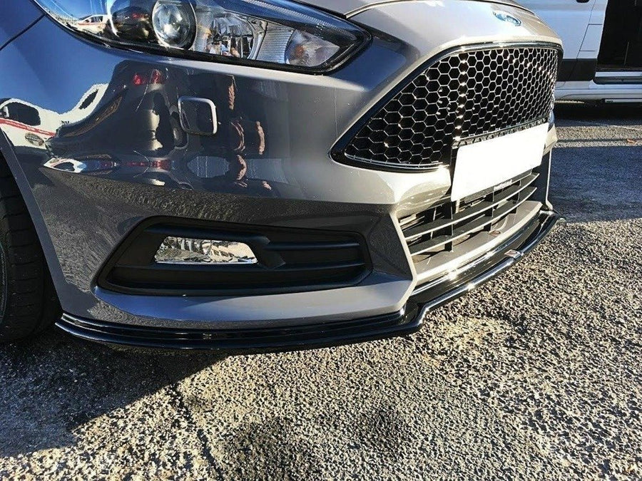 Maxton Design Ford Focus ST MK3 (Facelift) Front Splitter V.3