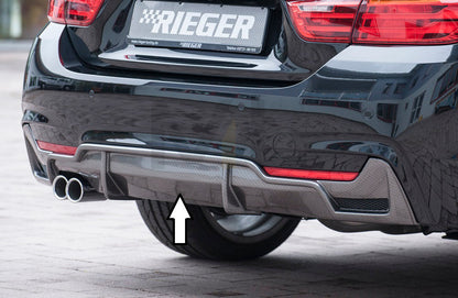 Rieger 00099265 BMW 4 Series F32 F33 F36 Rear Diffuser 1 | ML Performance EU Car Parts