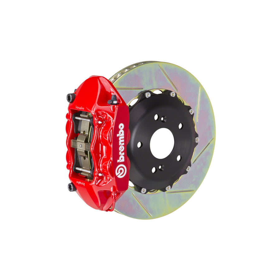 Brembo 2P2.6009A Honda S2000 Rear GT 4-Pistons Slotted 2-piece Big Brake Kit 328x28mm