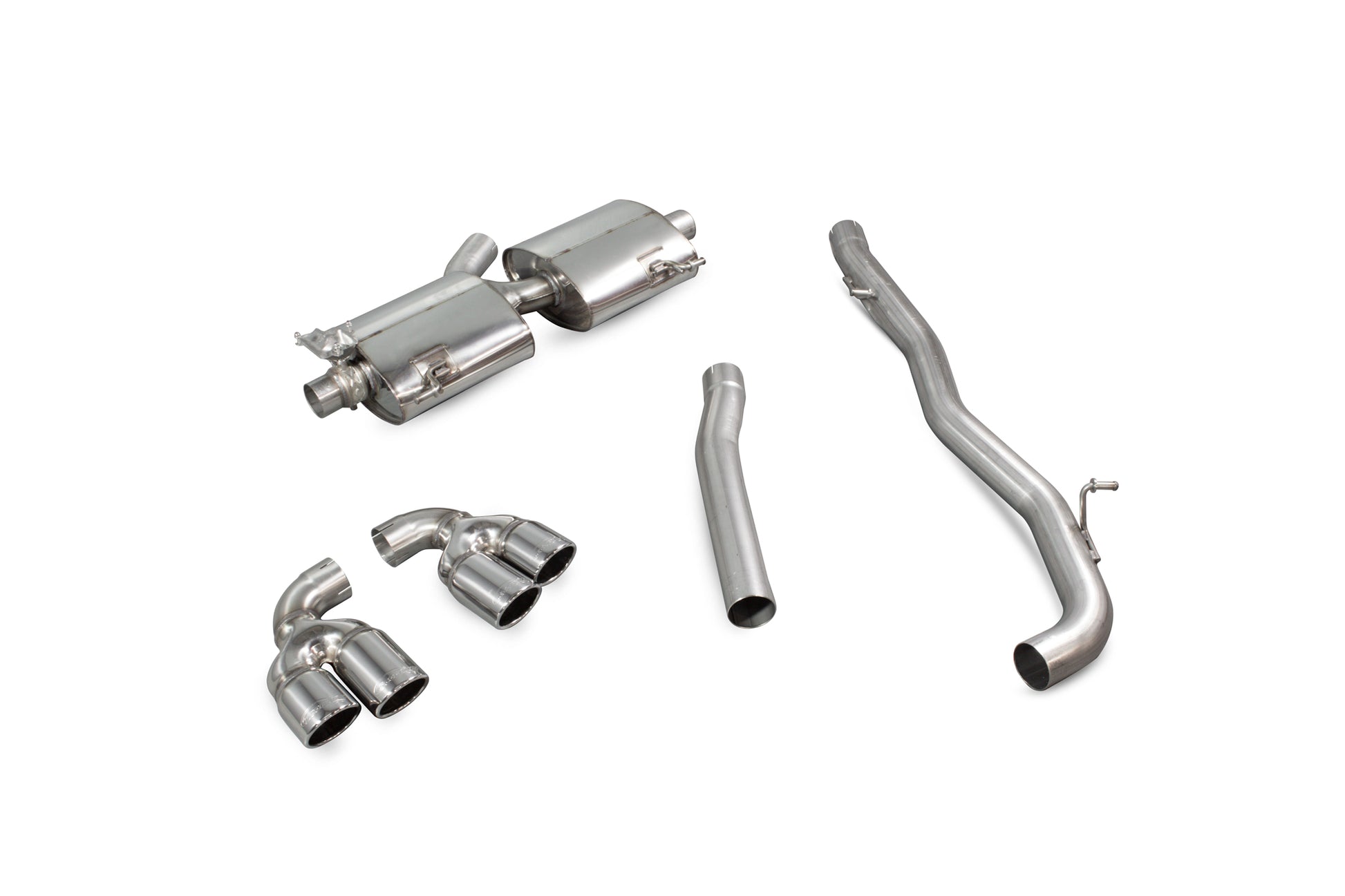 Scorpion SAUS045 Audi S1 2.0 TFSi Quattro Non-Res Cat-Back System With Electronic Valves | ML Performance EU EU