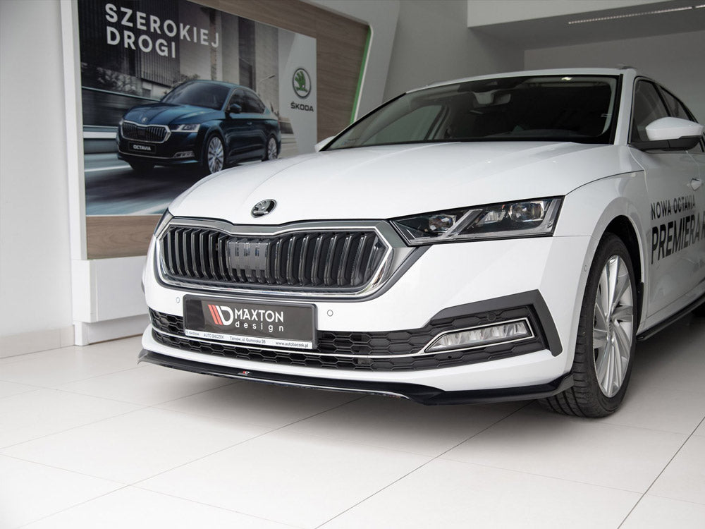 Maxton Design Skoda Octavia MK4 (2019-) Front Splitter V2