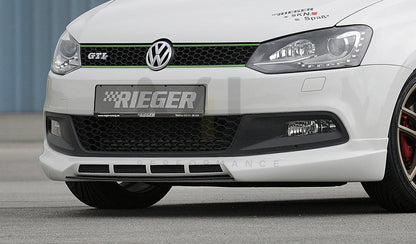 Rieger 00047215 VW 6R Mk6 Polo Front Splitter 1 | ML Performance EU Car Parts