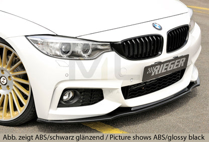 Rieger 00053470 BMW 4 Series F32 F33 F36 Front Splitter 2 | ML Performance EU Car Parts