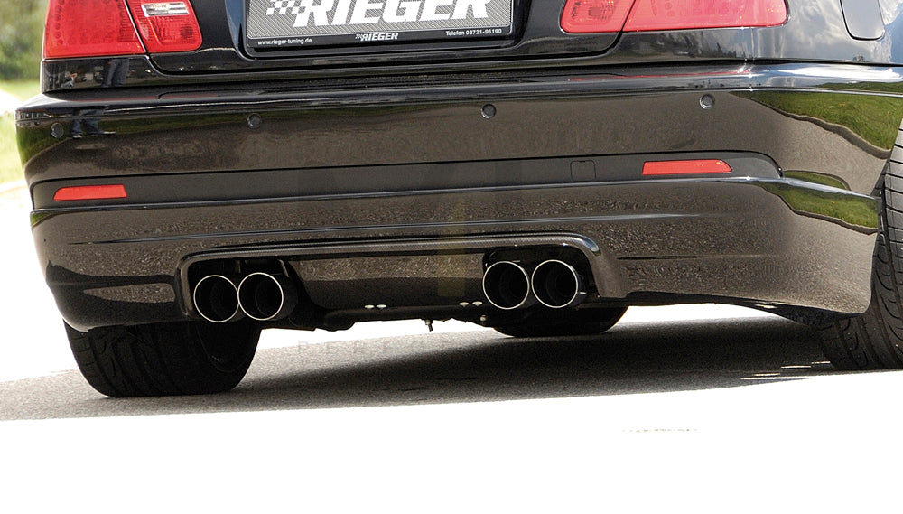Rieger 00050123 BMW 3 Series E46 Rear Diffuser 1 | ML Performance EU Car Parts