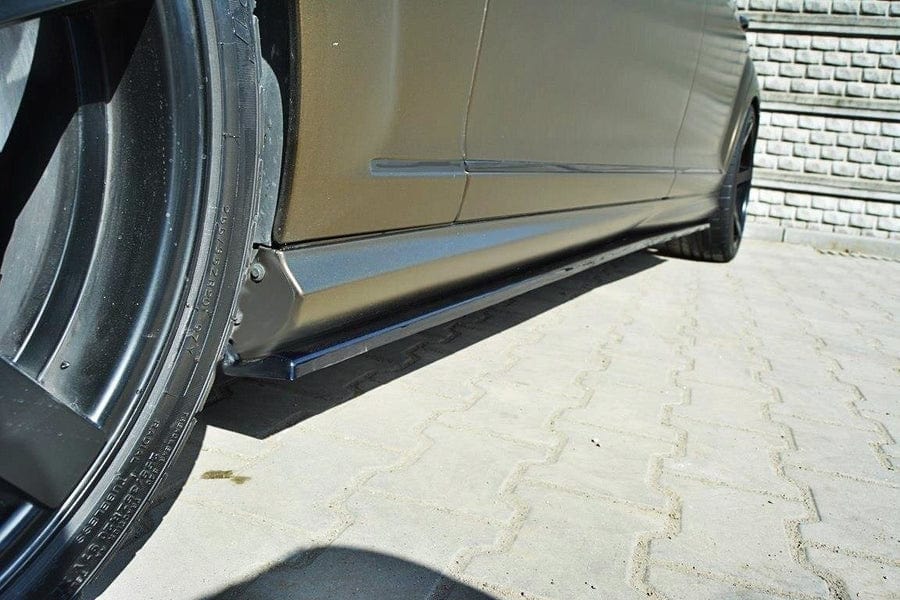 Maxton Design ME-S-W221-AMG-SD1T Side Skirts Diffusers Mercedes Benz S-Class W221 AMG LWB | ML Performance UK Car Parts