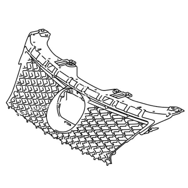 Genuine Lexus 53111-76030 CT Phase 1 F-Sport Radiator Grille