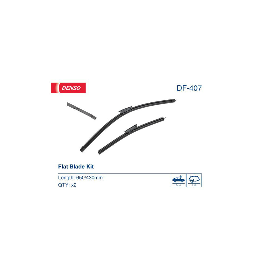 Denso Df-407 Wiper Blade For Citro脣N C4 Ii Cactus | ML Performance EU Car Parts
