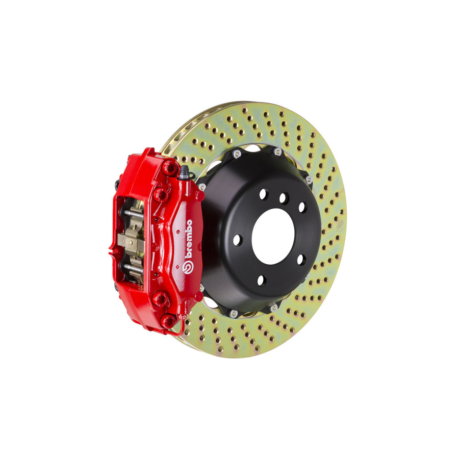 Brembo 2C1.8004A Dodge Viper Rear GT 4-Pistons Drilled 2-piece Big Brake Kit 345x28mm